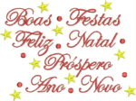Matriz de bordado Pacote feliz natal e próspero ano novo - Imagem 3