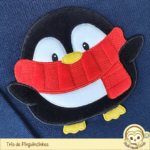 Matrizes de Bordado Trio Pinguinzinhos de Natal Apliques - Image 6
