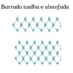 Matriz de bordado grade almofadas e toalhas
