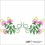 MATRIZ DE BORDADO - FLORAL WC_080
