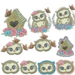Matriz de Bordado - Mini Coleção Coruja Cute