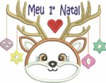 Matrizes de Bordado - Meu 1º Natal - Imagem 3