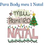 Matriz de bordado Meu primeiro natal