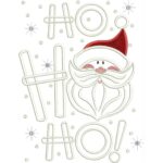Matriz de bordado Papai Noel