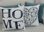 Matriz de bordado coração geometrico e frase home - Imagem 5