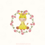 MATRIZES DE BORDADO – SAFARI + MOLDURA FLORAL [PONTOS LEVES] - Imagem 3