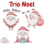 Matriz de Bordado - TRIO NOEL