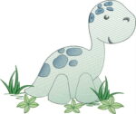 Matriz de bordado pacotinho dinocute - Image 4
