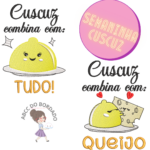 Matrizes para bordar Semaninha Cuscuz
