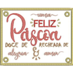 Projeto na Bordadeira - Plaquinha de Páscoa - Imagem 3