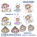 matrizes de bordado - coleção bebês