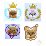 MATRIZES DE BORDADO - KIT FRINGE CACHORRINHO - Imagem 2