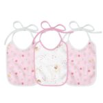 kit 3 Babadores Felpudo E Plastificado Papi Estampado 25Cm X 19Cm - Imagem 3