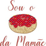 Matriz de bordado para body ''Sou docinho da mamãe'' - Imagem 2