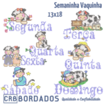 matrizes de bordado - semaninha ponto cruz vaquinhas - Image 2