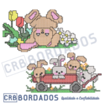 matrizes de bordado - mini coleção pascoa ponto cruz II - Imagem 4