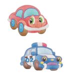 matriz de Bordado-maquina-feliz -carrinho - Imagem 3