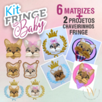 MATRIZES DE BORDADO - KIT FRINGE CACHORRINHO