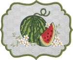Matrizes de Bordado - KIT Semaninha de Frutas na Moldura - Image 15