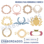matrizes de bordado - coleção molduras - Imagem 2
