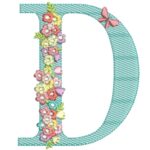 Matriz de Bordado - Alfabeto Floral - Image 5