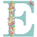 Matriz de Bordado - Alfabeto Floral - Image 6