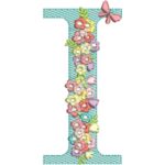 Matriz de Bordado - Alfabeto Floral - Image 10