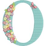 Matriz de Bordado - Alfabeto Floral - Image 16