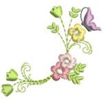 Matriz de Bordado - Alfabeto Floral - Image 28