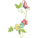 Matriz de Bordado - Alfabeto Floral - Image 30