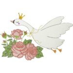 Matrizes de bordado Pacotinho cisnes - Imagem 3