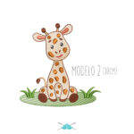 Matriz de Bordado - Girafinha Pontos Leves - BM - Image 2