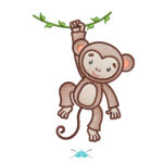 Matriz de Bordado - Macaquinho Pontos Leves - BM