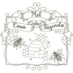 Matriz de bordado trio da fazenda - Imagem 3