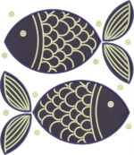 Matriz de bordado Almofada Nauticos aplique - Image 4