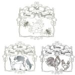 Matriz de bordado trio da fazenda