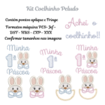 Matriz de Bordado - Kit Coelhinho Peludo (Fringe e Aplique) - Imagem 22