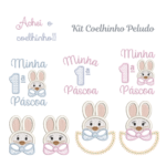 Matriz de Bordado - Kit Coelhinho Peludo (Fringe e Aplique) - Imagem 21
