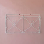 PORTA PLACA DE PAREDE [MARROM/BRANCO] - Imagem 4