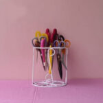 PORTA TESOURA DE MESA [BRANCO]