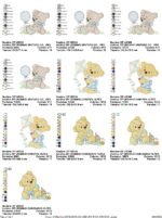 Matrizes de Bordado – Trio Ursinhos Fofos - Dani Faitanin - Imagem 5