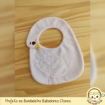Projeto na Bordadeira Babadores Cisnes - Imagem 2