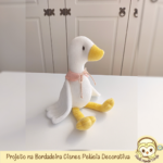 Projeto na Bordadeira Cisnes Pelúcia Decorativa - Image 8