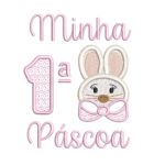 Matriz de Bordado - Kit Coelhinho Peludo (Fringe e Aplique) - Imagem 10
