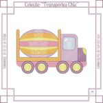 MATRIZES DE BORDADO – TRANSPORTES ELEGANTES – COLEÇÃO - Imagem 19