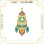 MATRIZES DE BORDADO – TRANSPORTES ELEGANTES – COLEÇÃO - Imagem 7