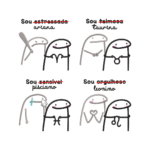 Matrizes de Bordado - Coleção Flork Frases Signos do Zodíaco