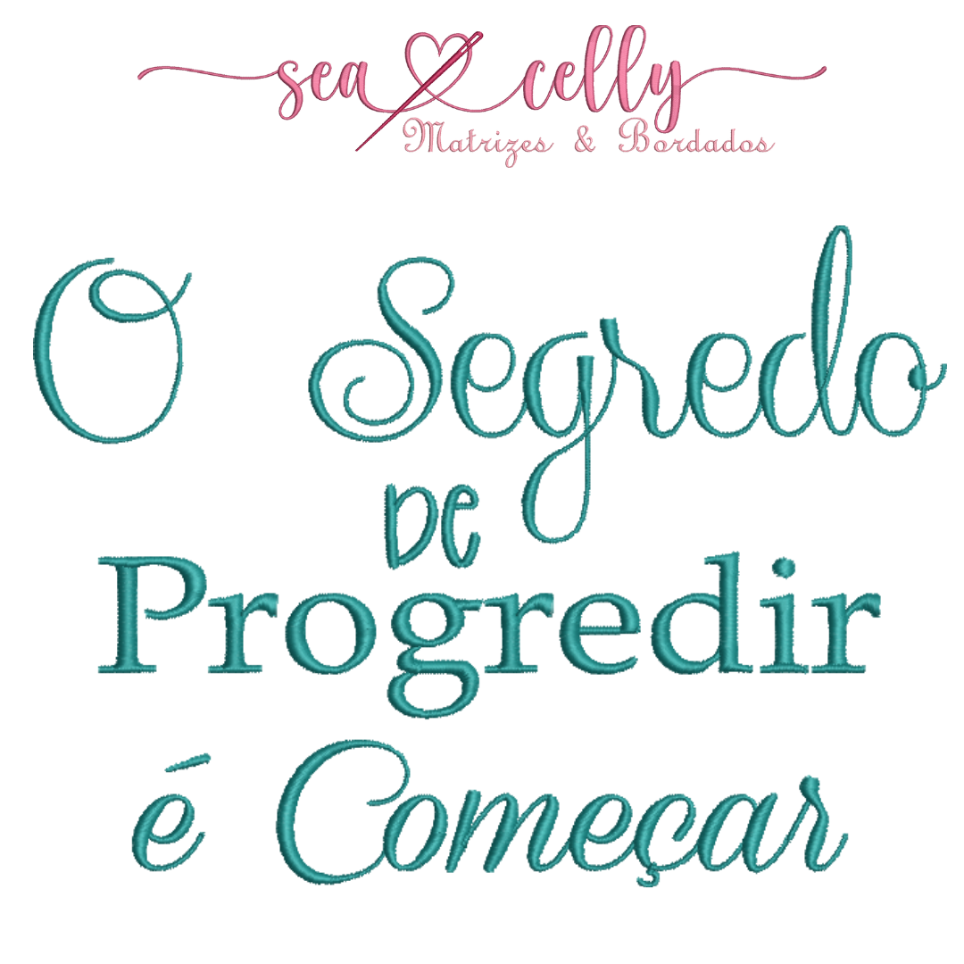 Matriz de Bordado Frases Academia SeaCelly - SHOP BAZAR & CIA