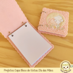 Projeto na Bordadeira Capas Bloco de Nota Dias das Mães - Imagem 5