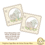 Projeto na Bordadeira Capas Bloco de Nota Dias das Mães - Imagem 7